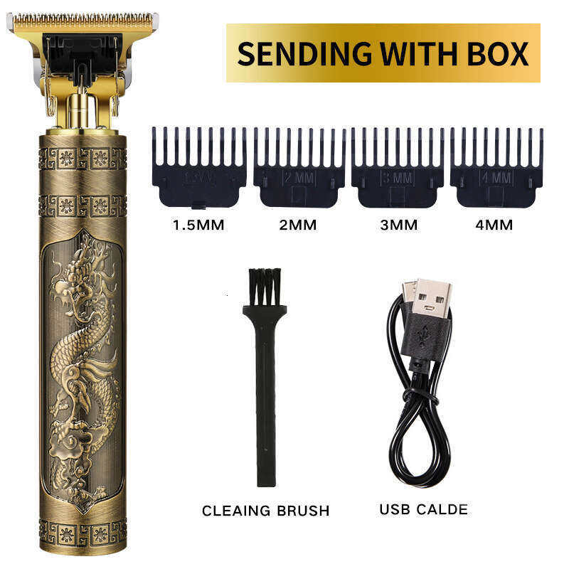 Factory Wholesale Professional Electric Hairdresser for Men Rechargeable Beard Shaver with Haircutting nism