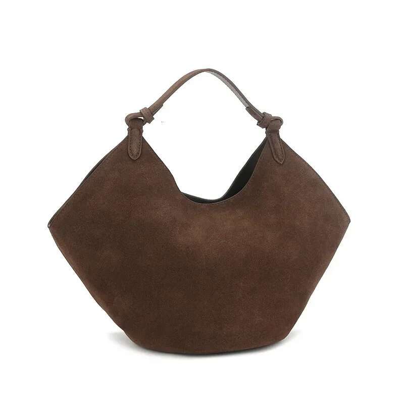 2024 Genuine Leather Tote Frosted Minimalist Handbag