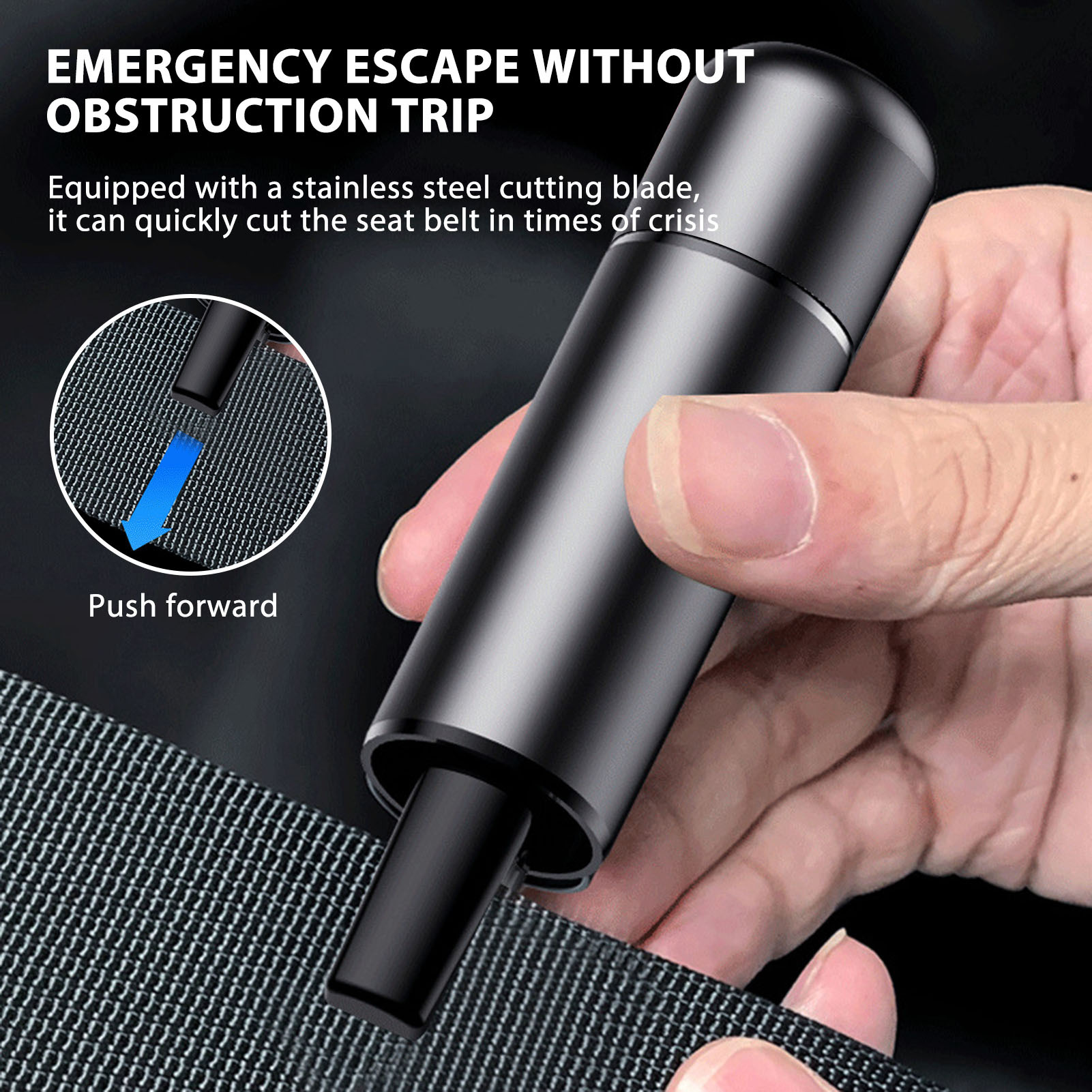 New Window Safety Hammer Glass Breaker Seat Belt Cutter Life Saving Escape Car Emergency Tool For Vehicle