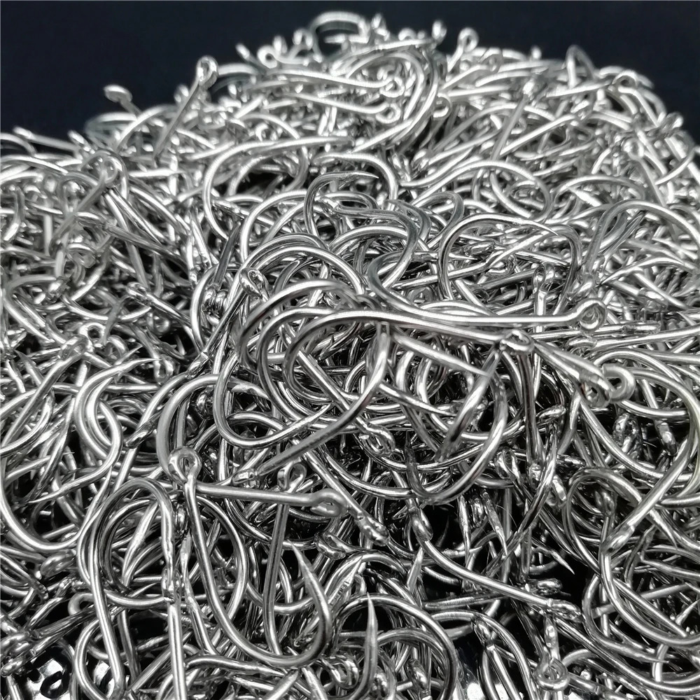 Circle Hook sale by bulk 1000 pieceslot Eyed Fishing Jig Hooks 315 Barbed Fishhooks Accessories wholesale 241031