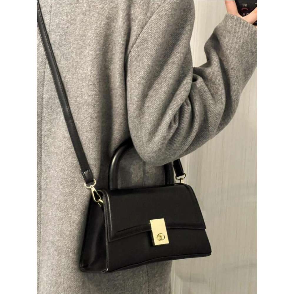 GAINNY Black Crossbody Women Elegant Office Work Shoulder Bag Female Korean Fashion Aesthetic Designer Handbag 2025