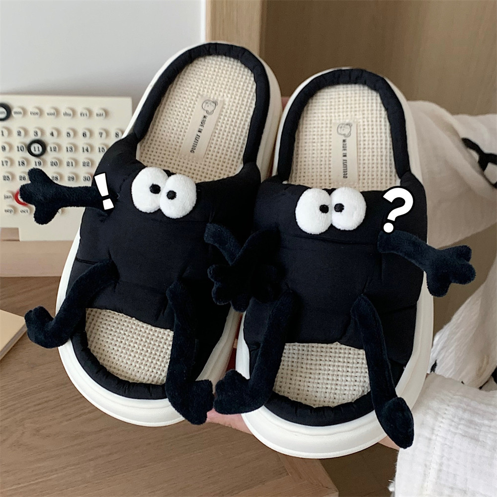 Soft sole home summer slippers Girl girl heart creative cute briquettes indoor street sandals girl slippers