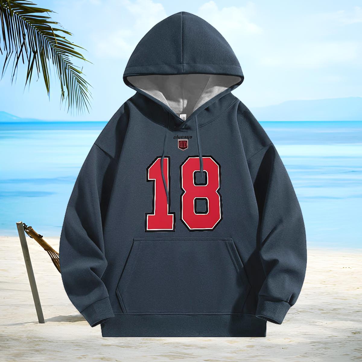 Fashion Designer Men's Hooded Sweatshirt Breathable Soft Popular Hoodie Daily Wear Clothings Oversized 2XL 3XL Thick Fleece