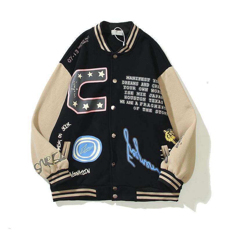 2025 New Baseball Men Women Leisure High Street Motorcycle Jacket Versatile Loose Fashion Casual Sports Hip Hop Coat