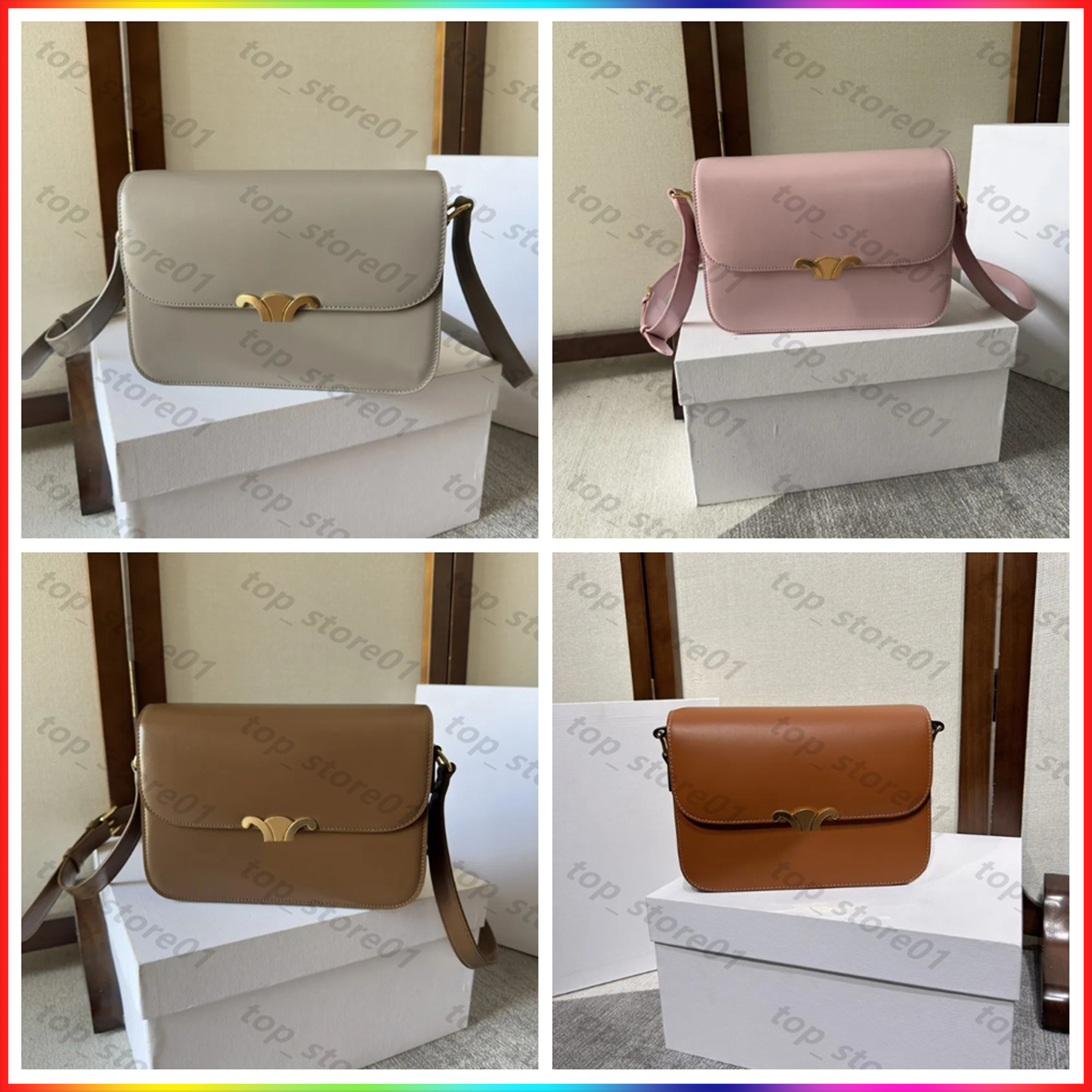 5A New Designer bag handbags lady fashion bags luxury cross body bags Leather Luxury Handbag woman Saddles bag Adjustable Shoulder Strap Messenger Bag