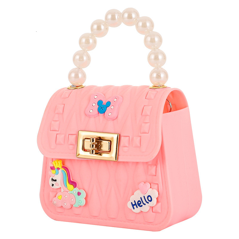 New Designer Mini Leaf shaped Jelly Silicone Strap Bag Handheld Wallet
