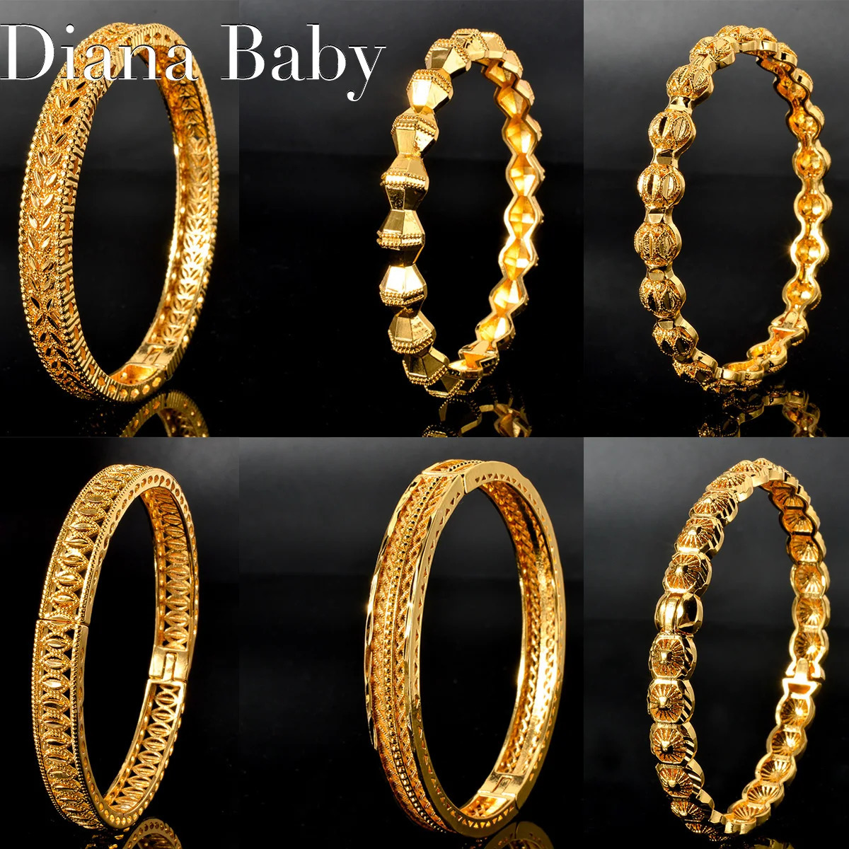 7MM Dubai Gold Color Bangle Snake Shape Geometry Hard Bracelets For Women Indian Italy Hand Jewelry Hip Hop Style 241030