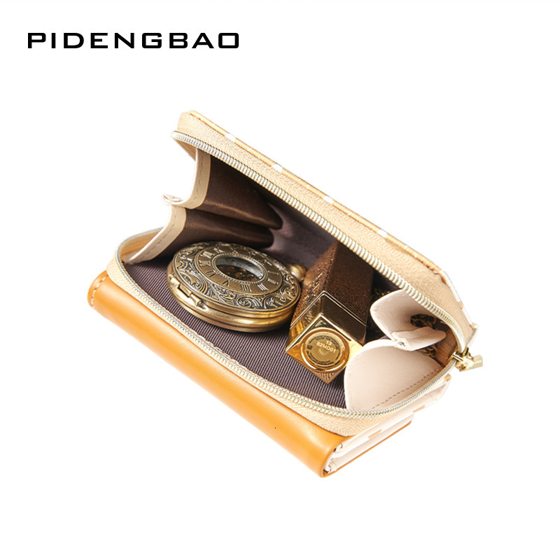 New designer Lingge fashion short Instagram small card bag women's coin purse