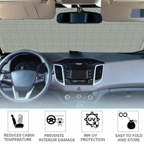 New Front Car Retractable Windshield Sun Shade Visor SUV Window Folding Block Cover