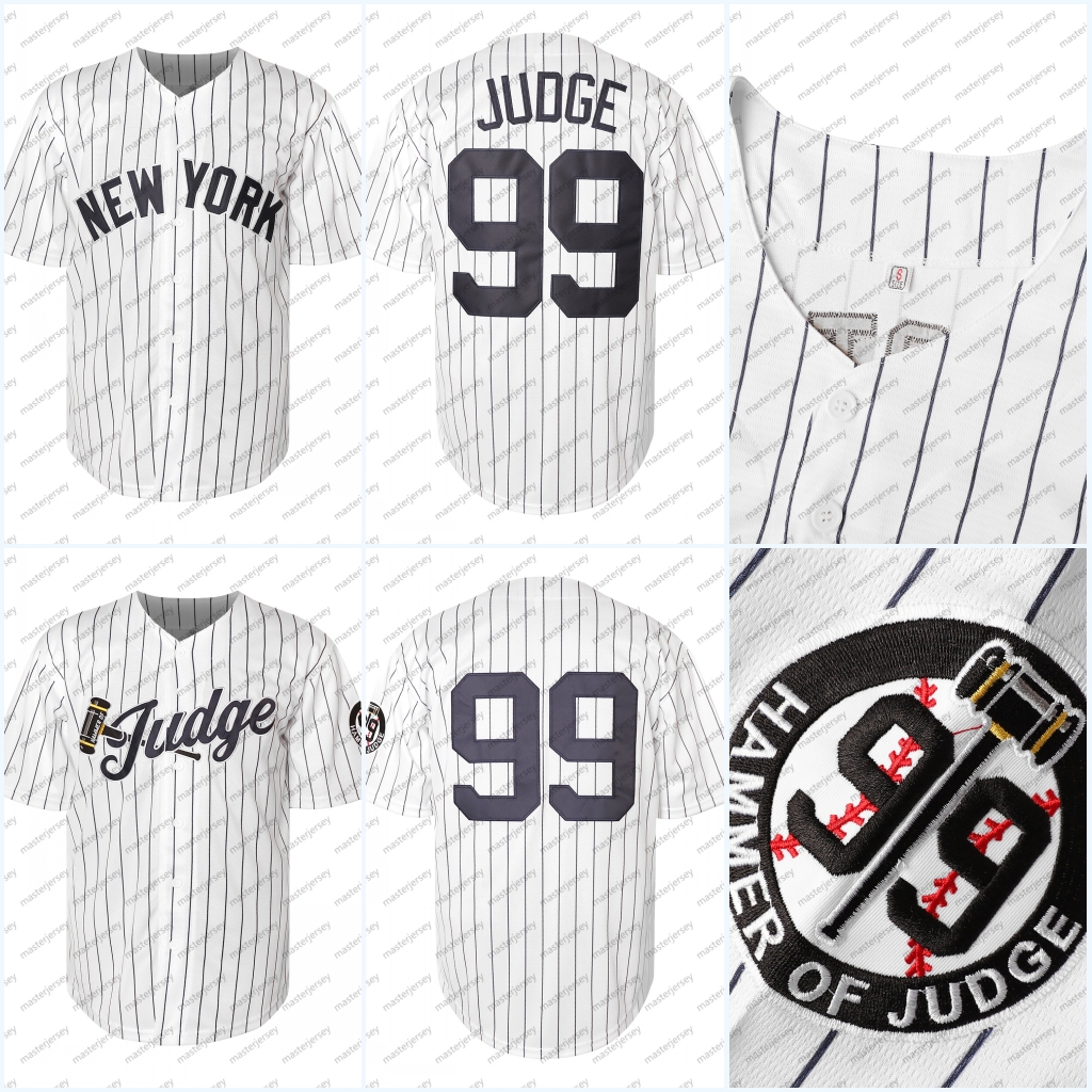 99 AaronJudge Jersey Mens In Stock Fast Shipping Baseball Jerseys Sweatshirt - Embroidered Loose Fit V-Neck Breathable