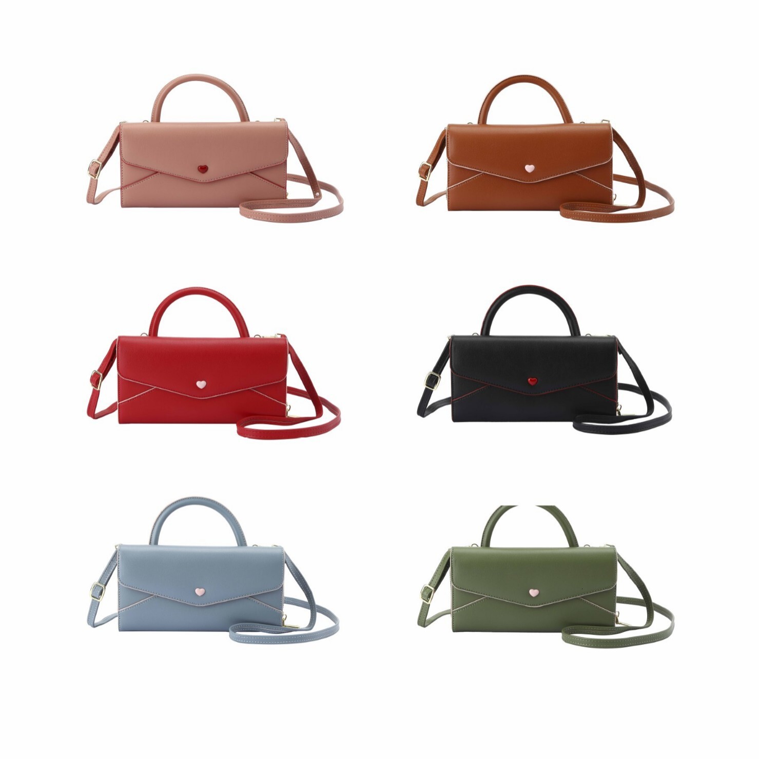New designer women's wallet PU mobile phone multi ID large capacity mini shoulder oblique card bag