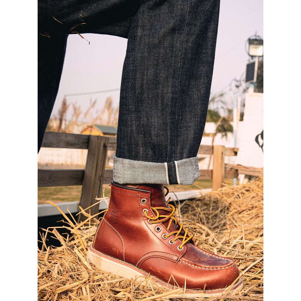 Red Tornado 710 Slim Straight Jeans Button Fly Heritage Style Seedge Denim Pants