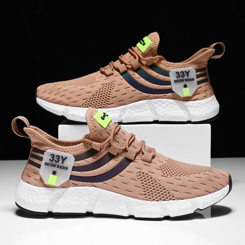 Men Casual Sports Shoes Breathable Lightweight Sneakers Summer Outdoor Tennis Running Walking Shoes Male Vulcanized Shoes Man 241031