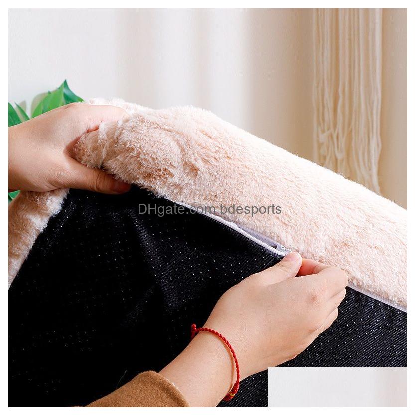 Houses & Kennels Accessories Cozy Cat Bed Nest Winter Warm Sofa House For Cats Small Dogs Comfortable Plush Puppy Kennel Drop Deliver Dheqq