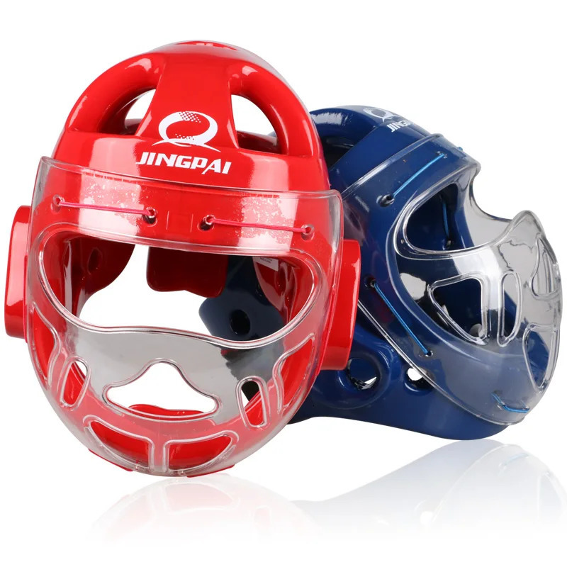 Full Face Head Guard Karate Helmet Taekwondo Headgear MMA Kick Boxing Protector Professional Training Helmets 241030