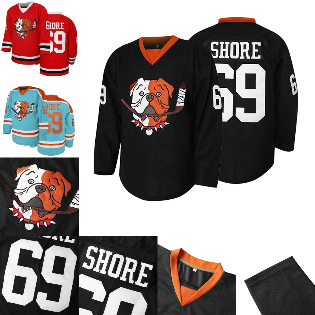 hockey jersey 69 black red bule sports loose casual suitable for holiday parties