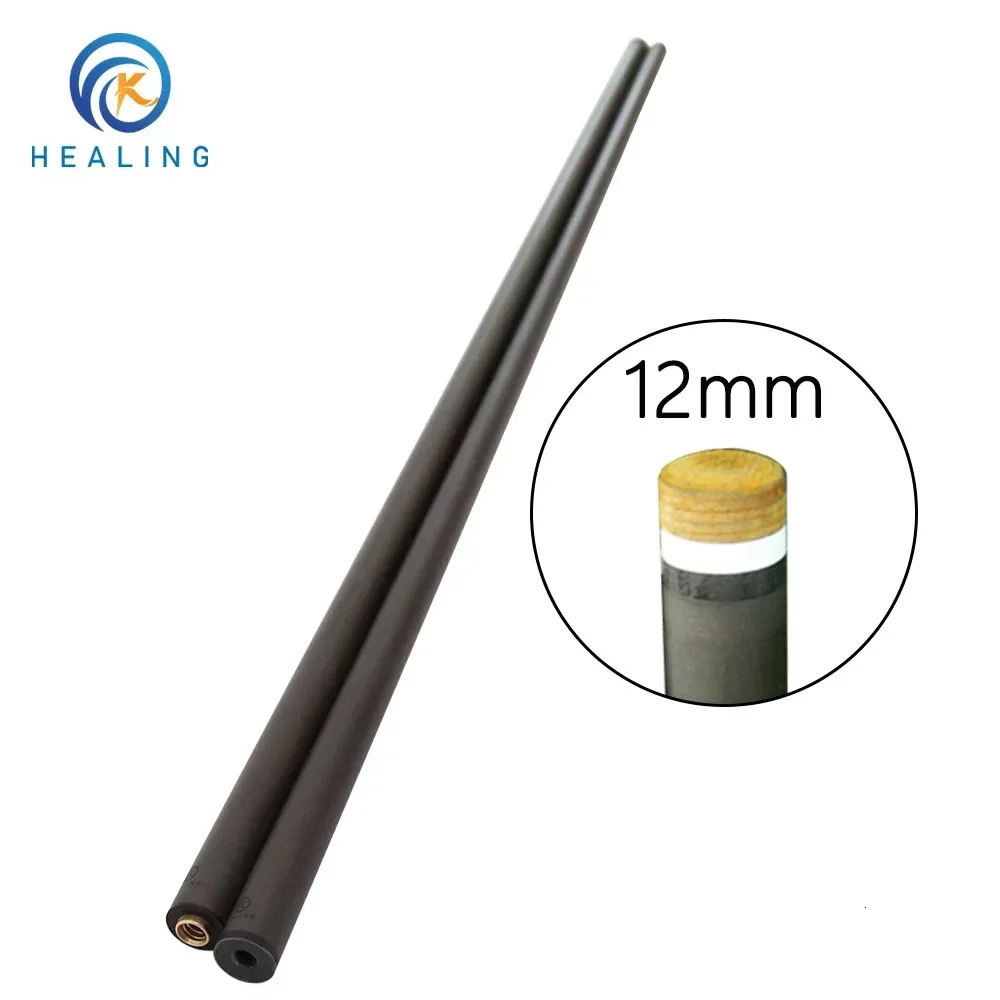 12mm Tip Shaft Carbon Fiber 690mm 29in Black Technology Pool Cue Shaft for Snooker Billiard Cue Taper Conical Shaft 241030