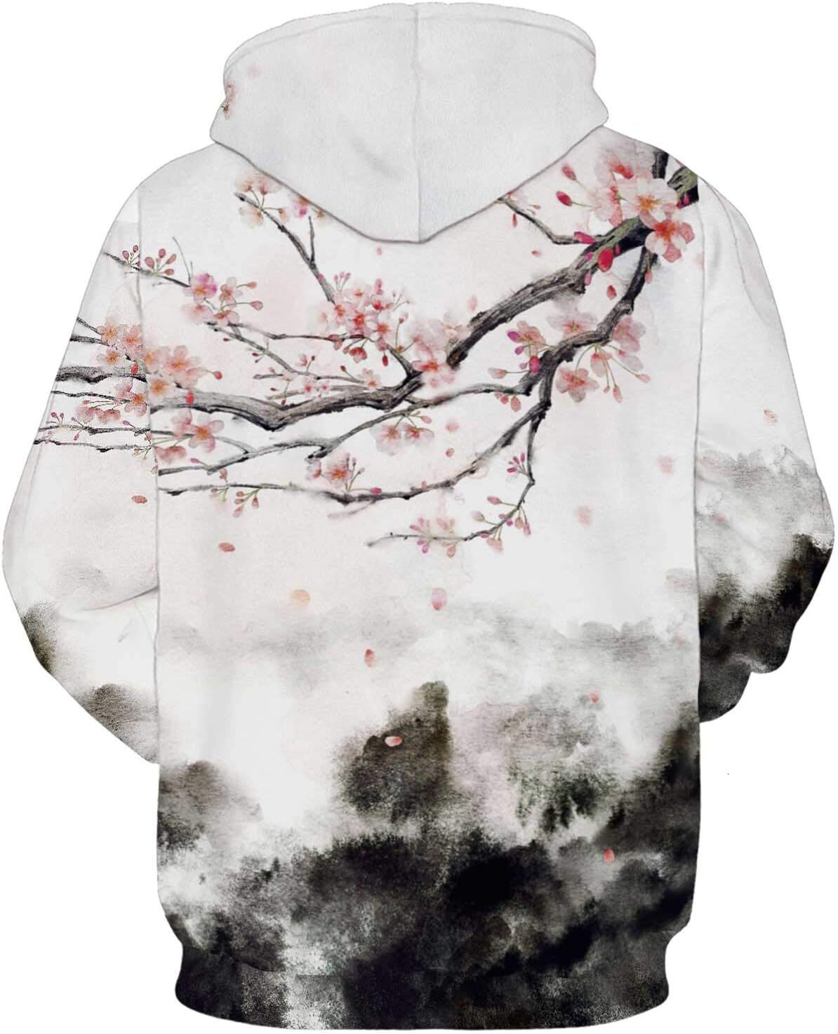 Hoodie for Mens Womens Unisex Hoodies Novelty Print 3D Patternv Hooded Pullover Sweatshirt with Pocket Graphic Warm Hip Hop