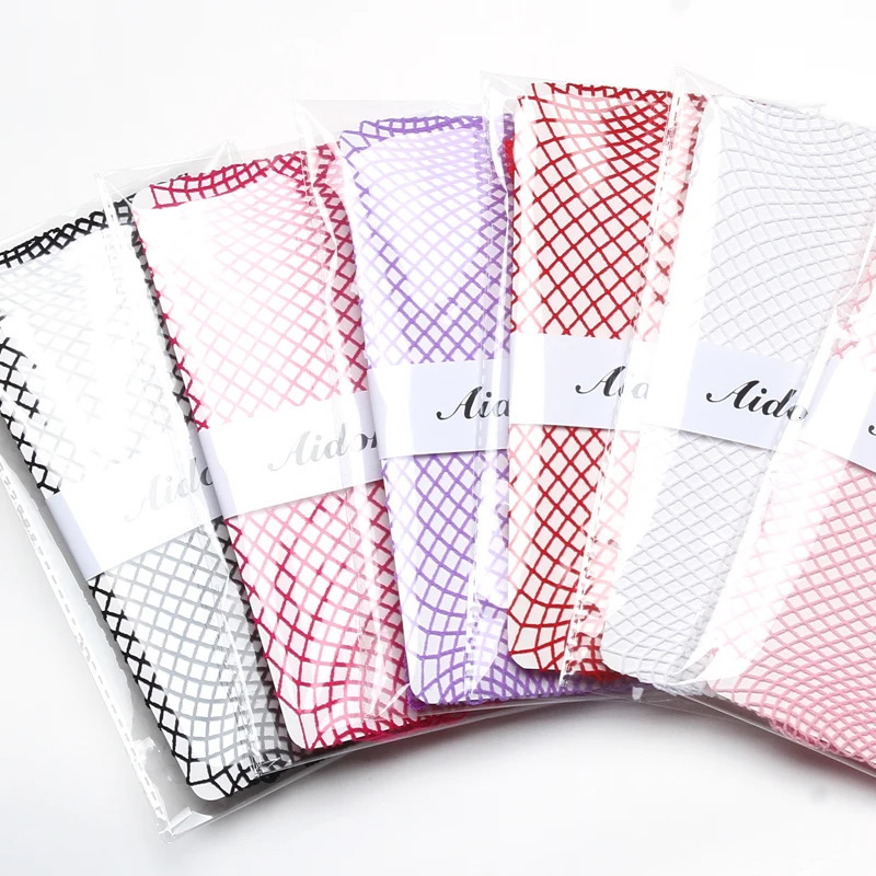 Sexy Fishnet Stockings Women Summer Thin Transparent Mesh Thigh High Stockings Elasticity Over Knee Nylon Stocking 6 Color 241031