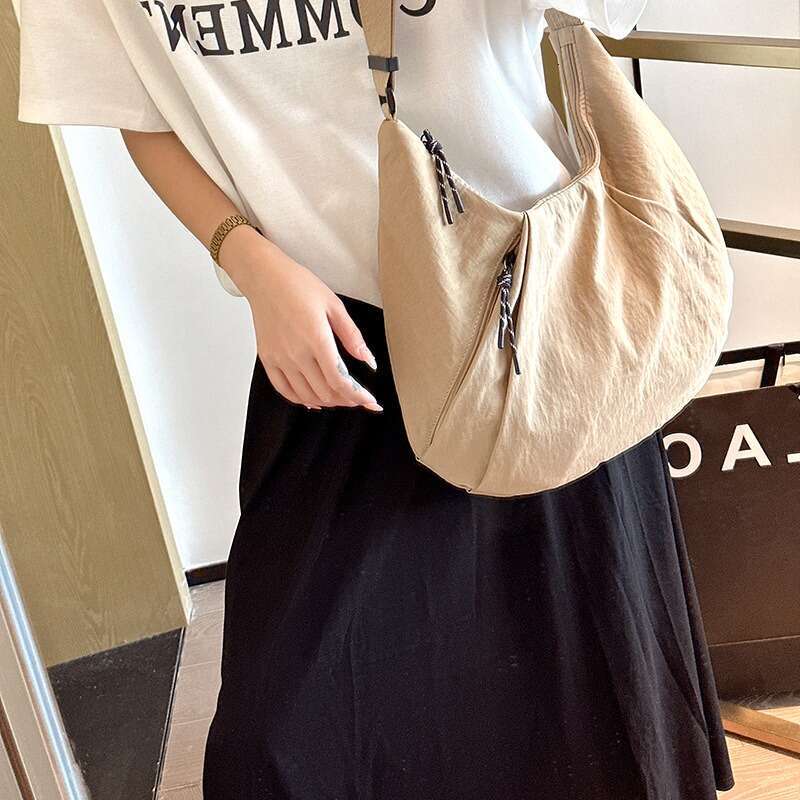 Large Capacity For Women's 2024 New Fashionable Shoulder Versatile Tote Simple Crossbody Bag