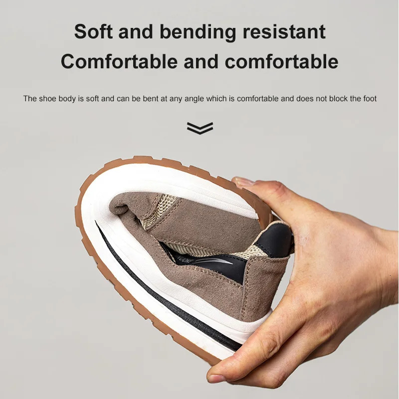 Safety Shoes Sport Shoes Men for Work Sneakers Lightweight Steel Toes Tree Industria Safety Tennis 241031