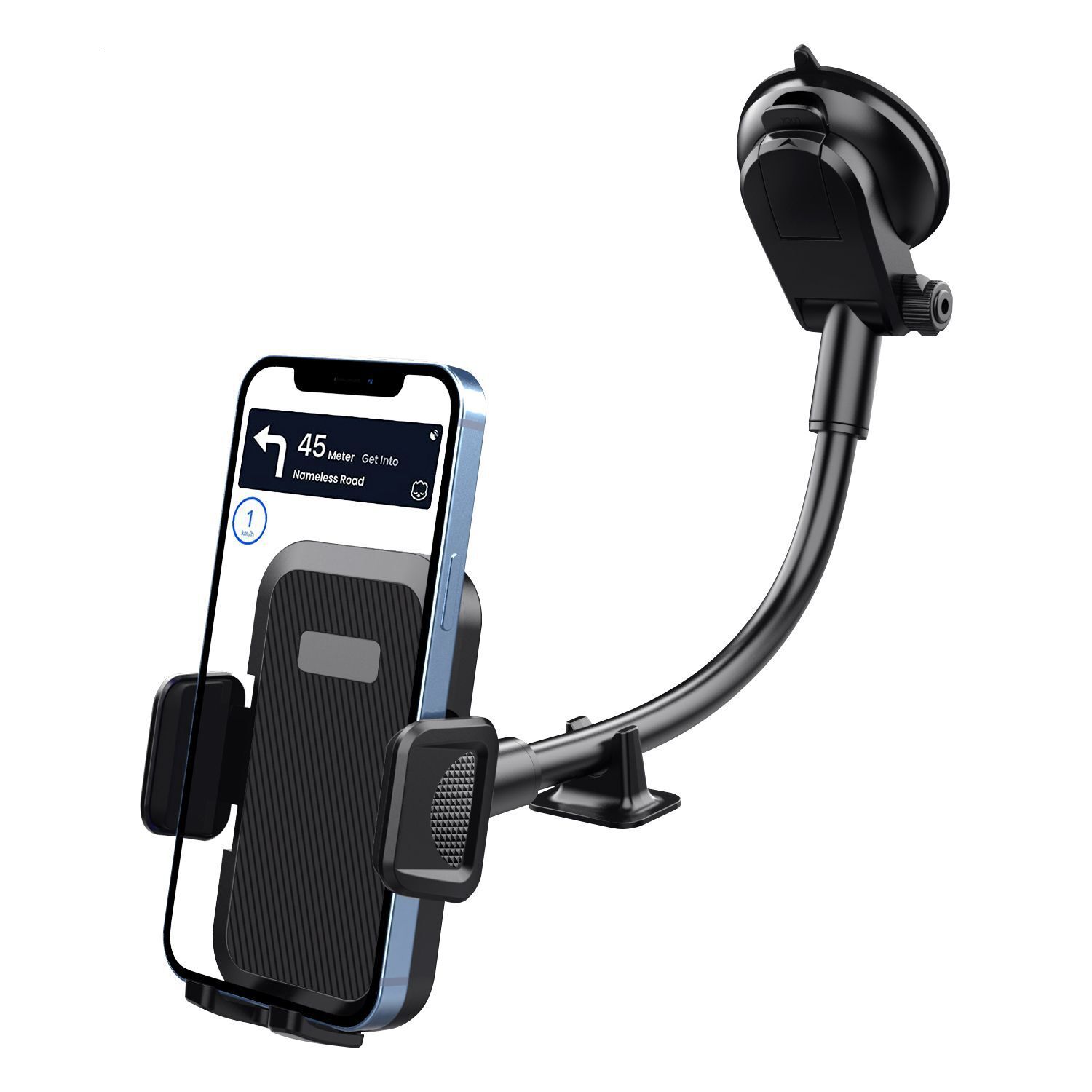 New The New Popular Car Mobile Phone Holder Dashboard Suction Cup Retractable Long Pole Air Outlet Cross Border Export Wholesale