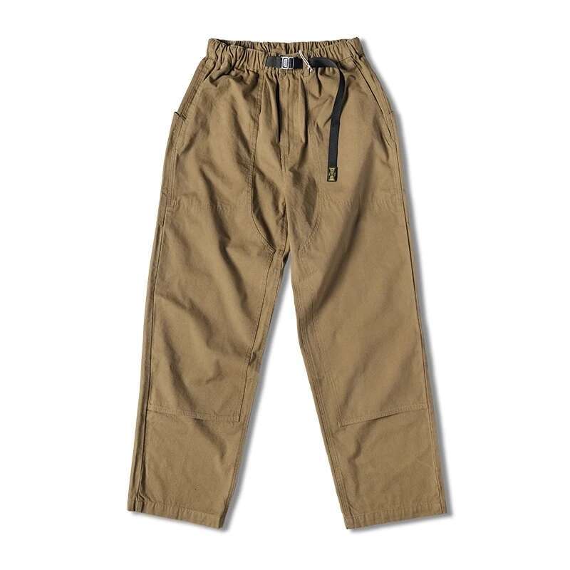 Non Stock Double Front Climbing Pants Elastic Waistband Outdoor Casual Trousers