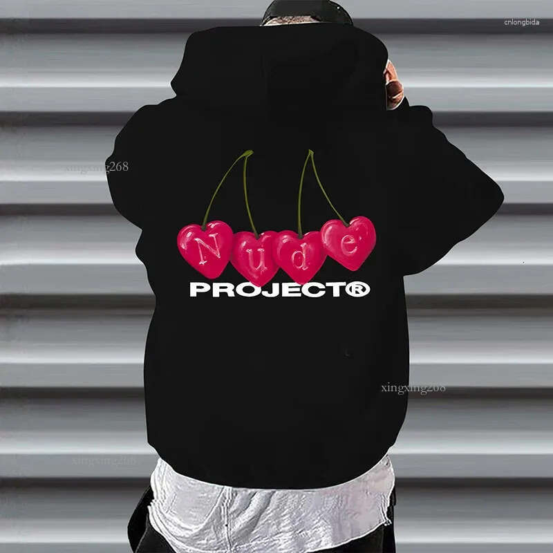 Men's Hoodies Nude Project Women's Men Hoodie Brand Sweatshirts Clothes Vintage Fashion Casual