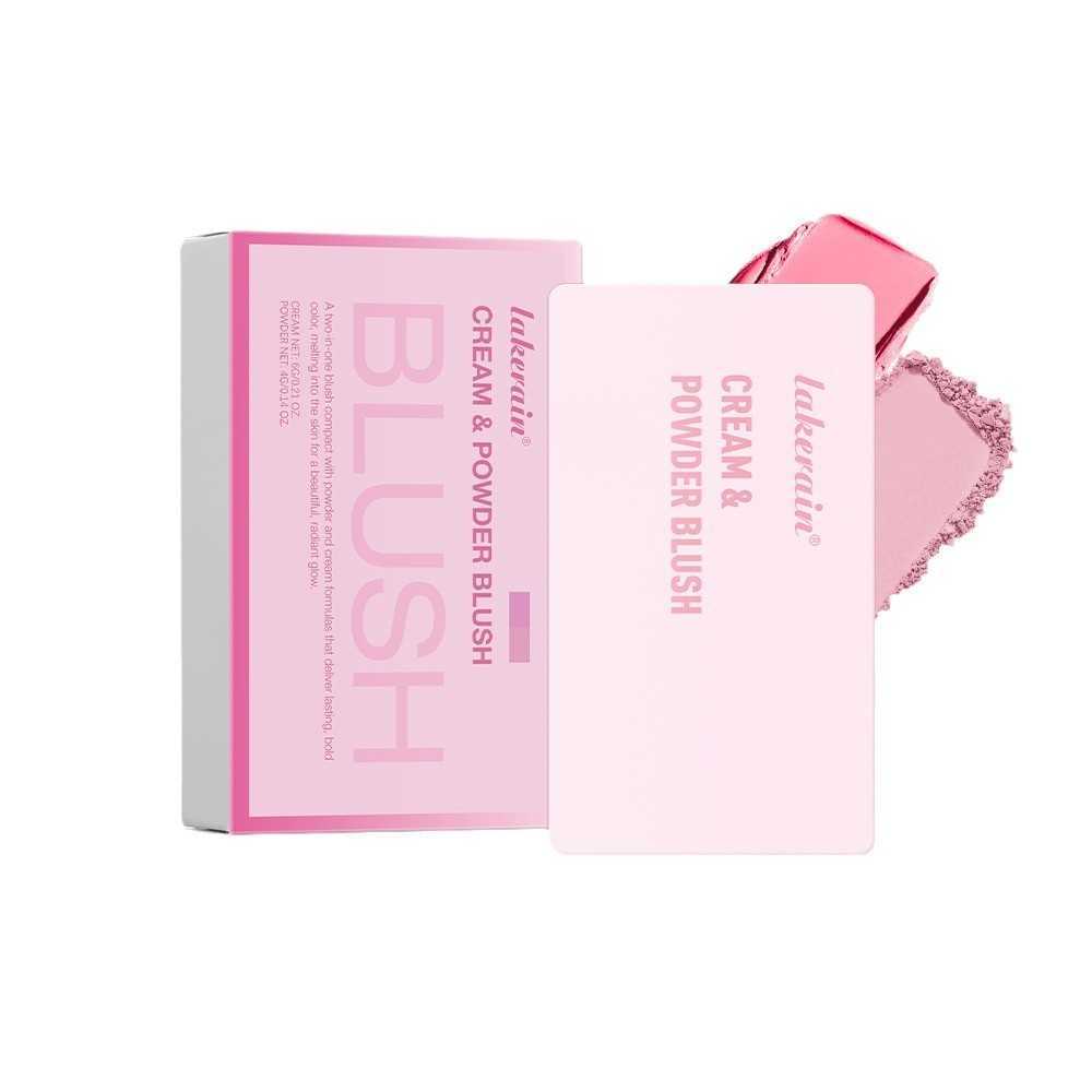 lakerain blush Cream & Powder 2-in-1 Plate Long-lasting Delicate Blush plate patrick blush Y240815