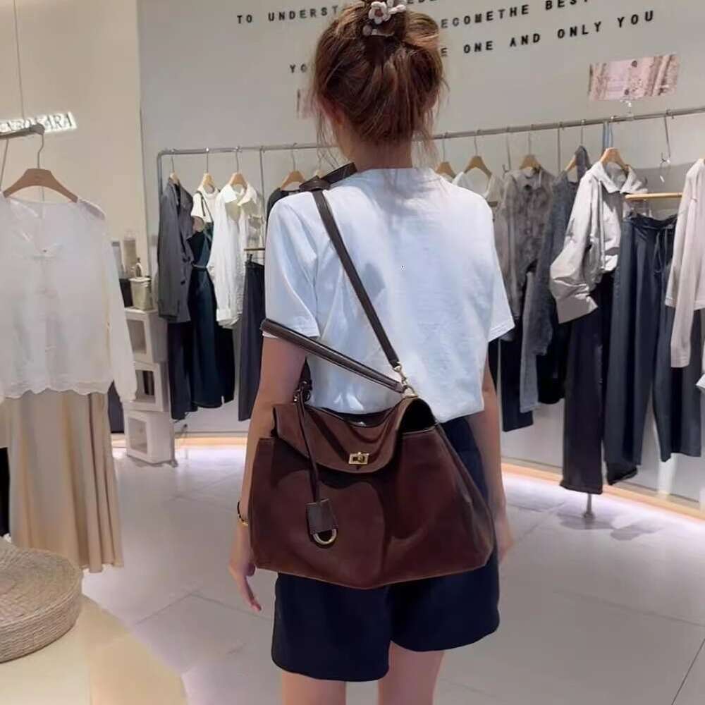 Buckle Decorative Design Faux Suede Handbag Large Capacity Hasp Casual Tote Hot Sale Bags Women Bolsas Femininas Shoulder Bag