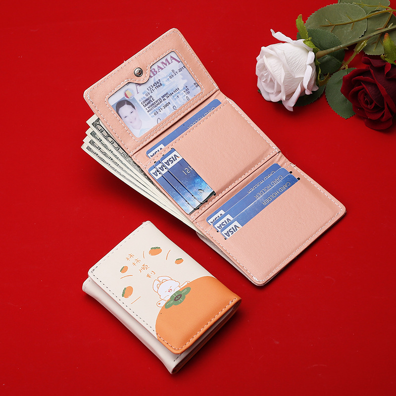 New Designer Persimmon Ruyi Short Fashion Chinese Fashion Student Little Fresh Women's Cute Wallet