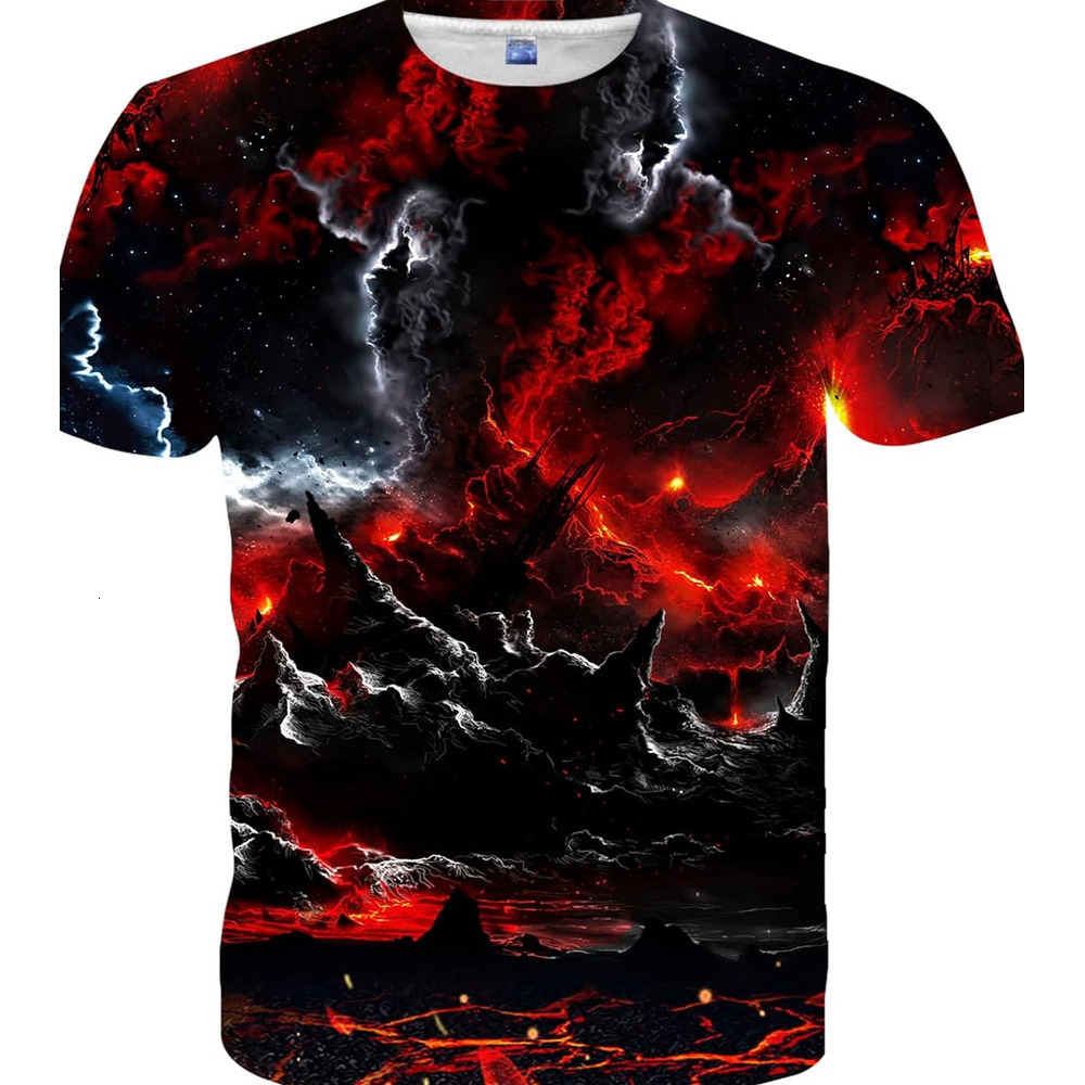 Mens T shirt Unisex 3D Print Short Sleeve Crewneck Graphic Casual tops summer clothes tee casual fashion