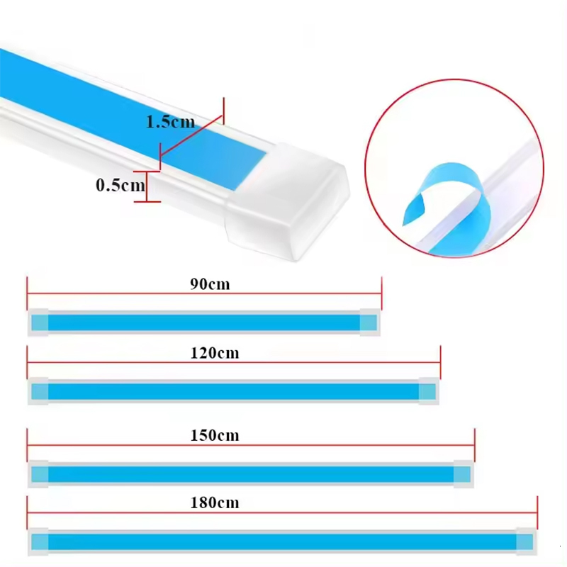 New LED 12V Car Hood Lights Flexible Daytime Running Headlight Multicolor Atmosphere Signal Lamp Waterproof Decoration Accessories