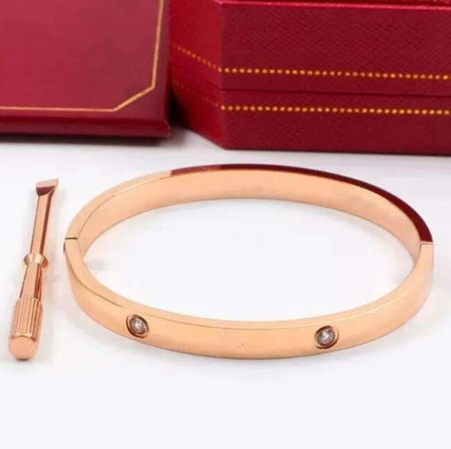 bracelet Designer jewelry braclet Gold bracelets Bangles classic fashion men women unisex stainless steel texture non fading with Bracelet gift 728