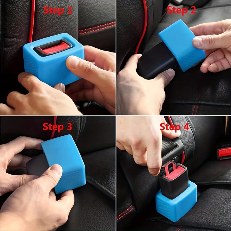 New Buckle Up Seatbelt Guard Seat Belt Holder Durable Silicone Material Car Accessories Suitable For Kids