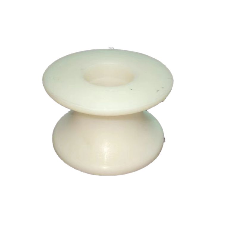 Customized nylon pulley with single axis gray wheel fastening wear-resistant wheel universal wheel