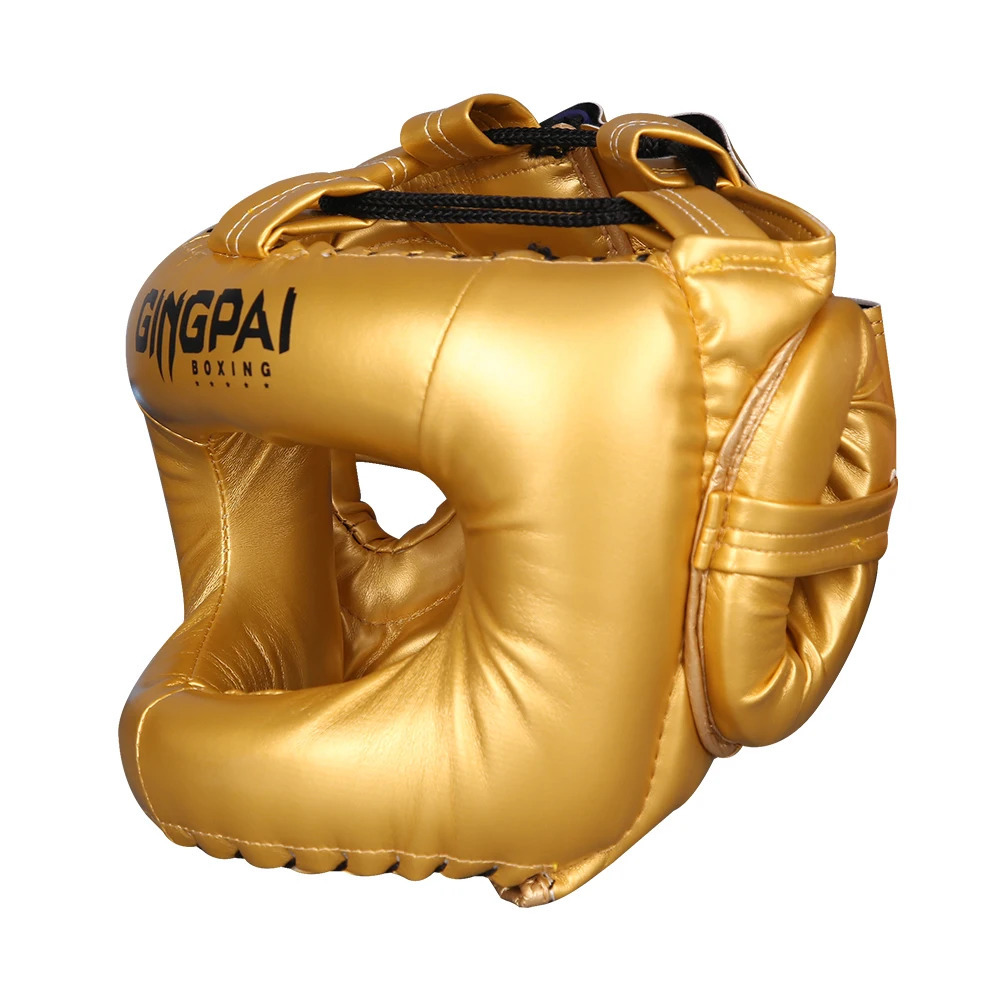 Boxing Head Protection Adult Fitness Equipment Aproved Closed Full Sports Headgear Men Women Sanda Helmets Kids Protector 241030