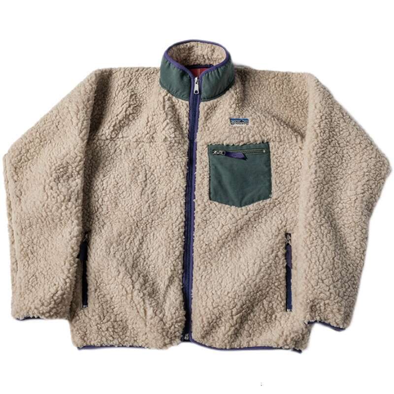 Bronson Classic Men's Retro Fleece Jacket Vintage Style Warm Mid Layer Sherpa Er
