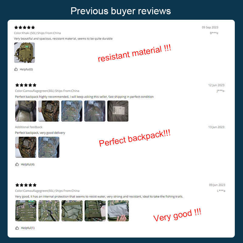 30L/50L 3P Tactical Backpack For Men Women Camping Hunting Accessories Military Camouflage Assault Bag Army Molle Rucac
