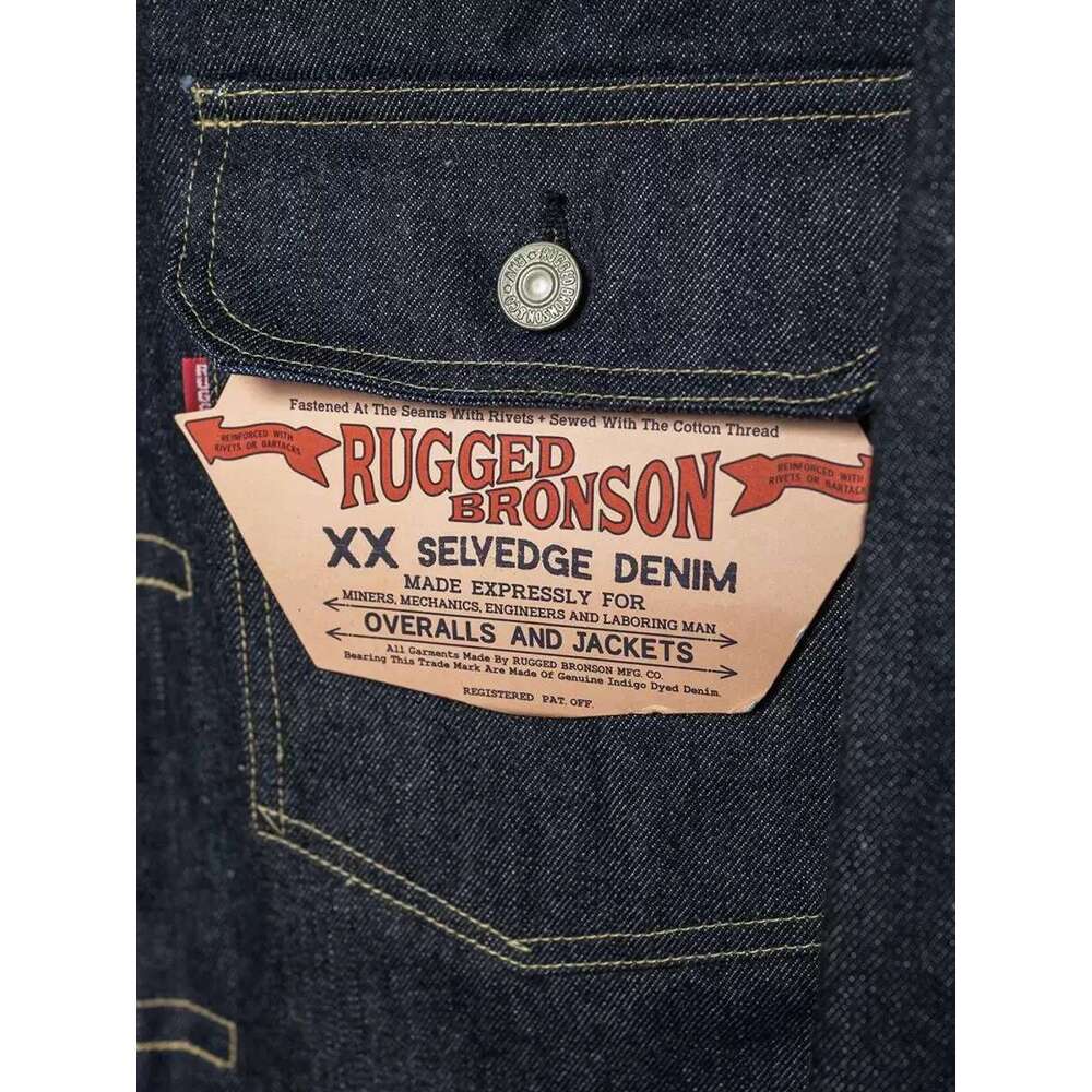 Red Bronson 1946 Model 506Xx Jean Jacket In Raw Seedge Denim Lot 46806Xx Indigo
