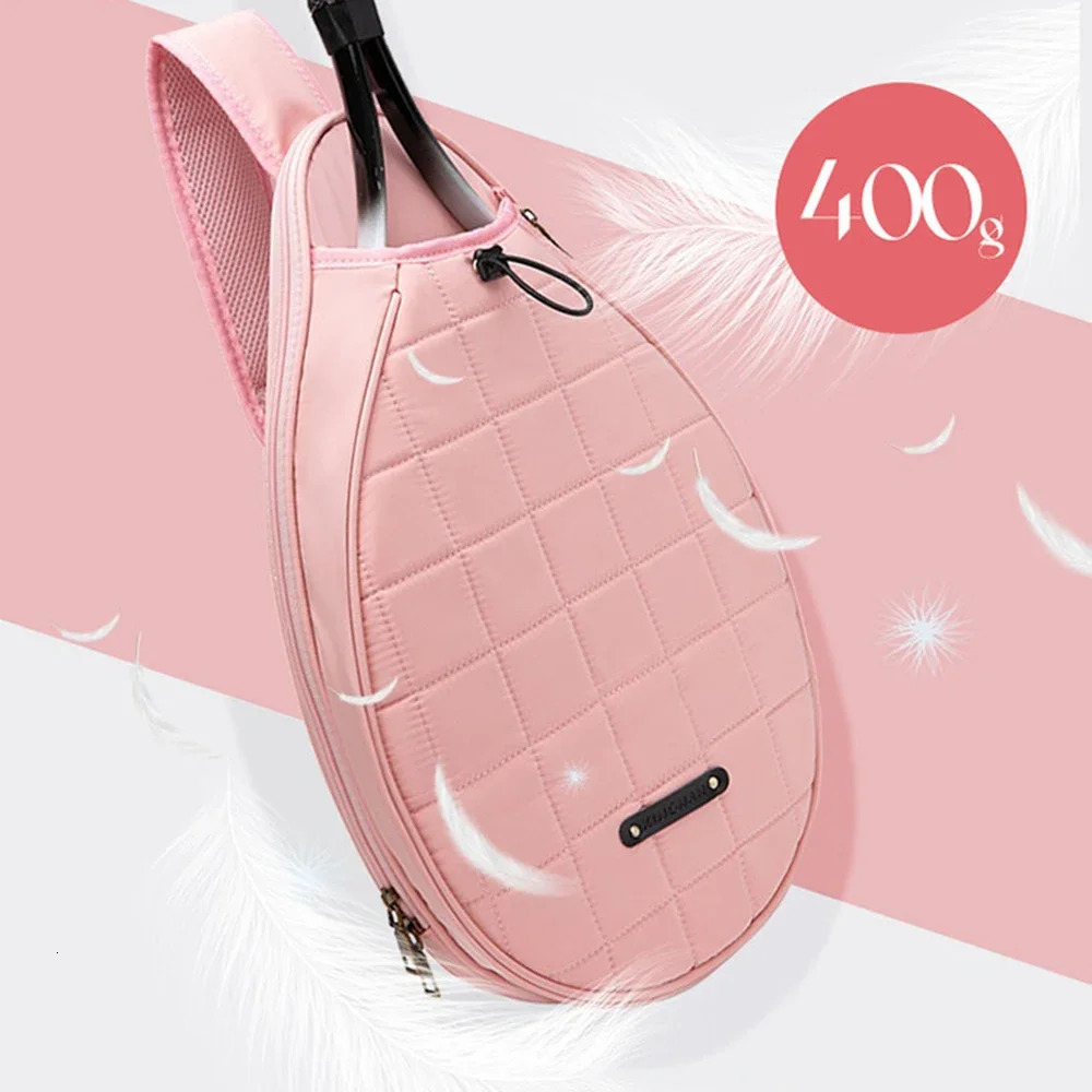 Lightweight Waterproof Large Capacity Tennis Rackets Bag Badminton Gym Backpack Squash Racquet Shoulder Bag Durable Fashion 241031
