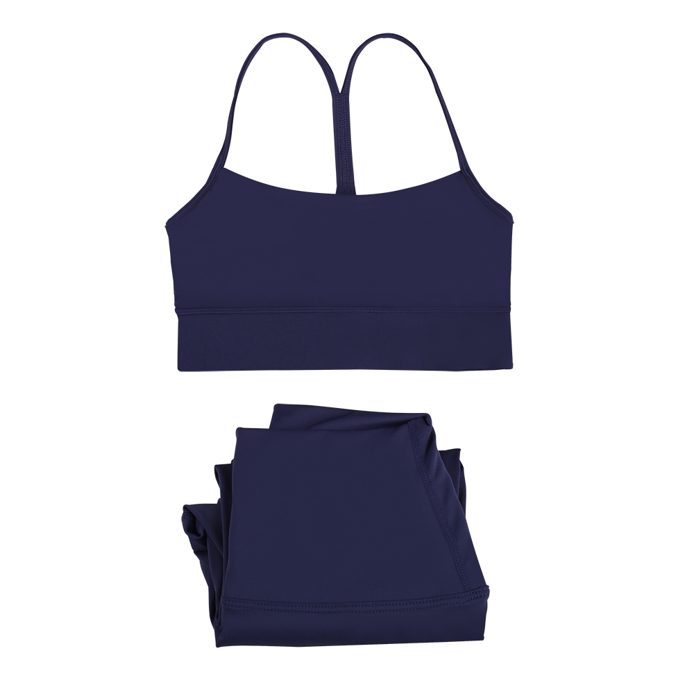 Womens 2-Piece Yoga Set Women Yoga Set Gym Top Y shaped Bra Fitness High Waist Push Up Align Leggings Workout Set U-Shape Bra High-Waisted Yoga clothe