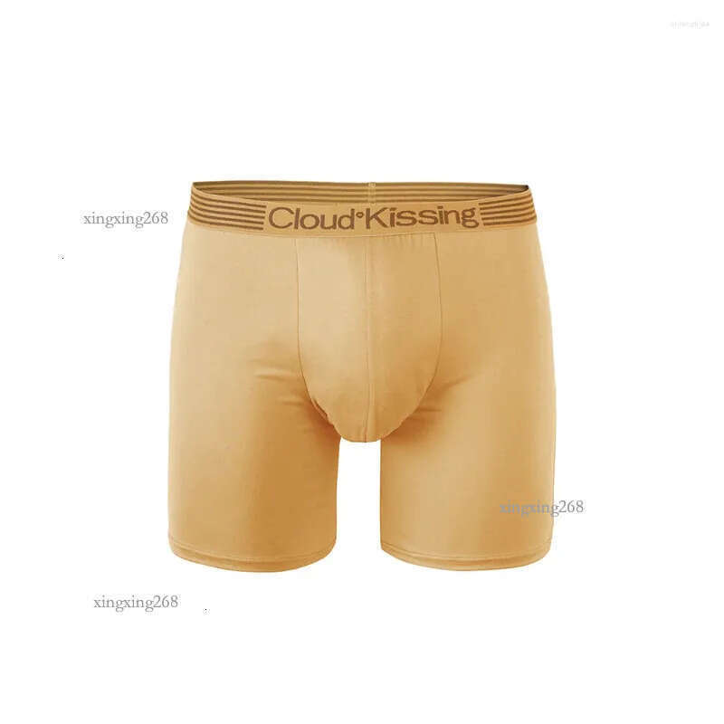 Underpants 4Pcs/Lot Men's Panties Long Underwear Sexy Man Boxers Shorts Lots Male Boxershorts Set Family Brands