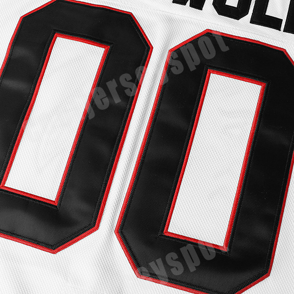 Customizable holiday white hockey sweater pullover, suitable for men/women/youth - customizable with any name and number