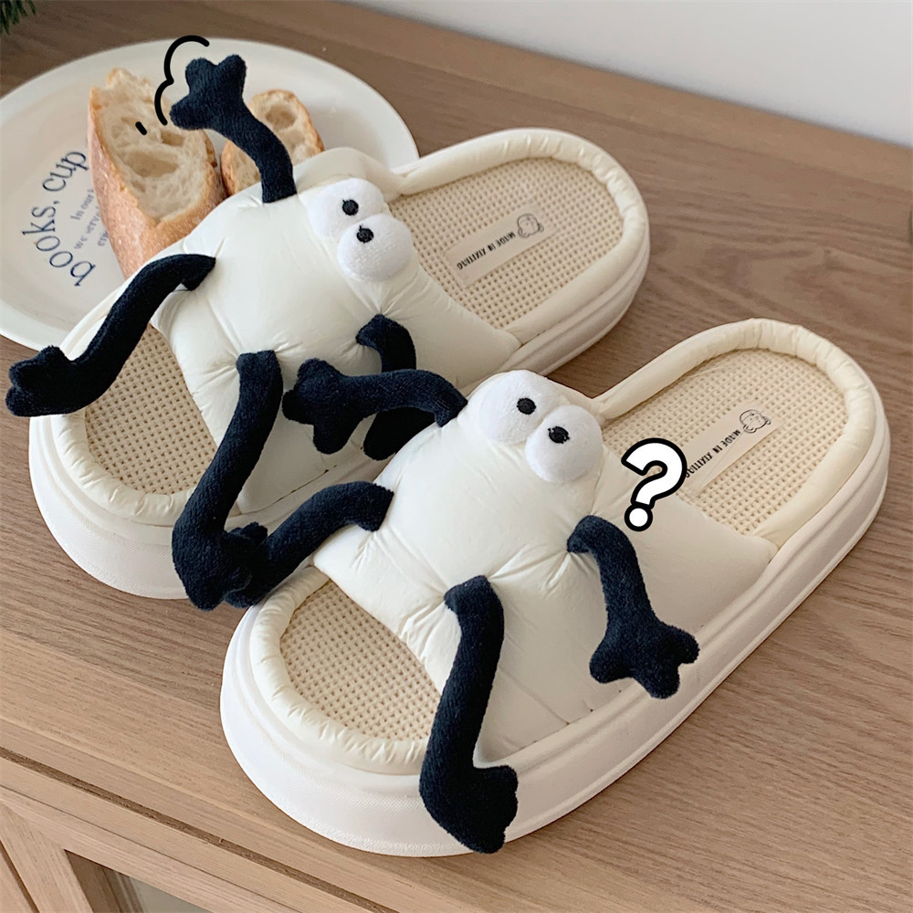 Soft sole home summer slippers Girl girl heart creative cute briquettes indoor street sandals girl slippers
