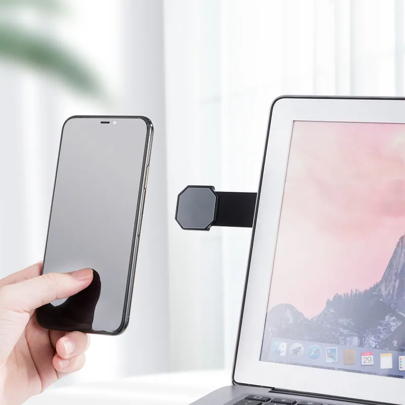 Car Center Control Screen Extension Cell Phone Holder Telescopic Magnetic Holder Adjustable Display Extension Holder Magnetic Screen Side Car Phone Ho