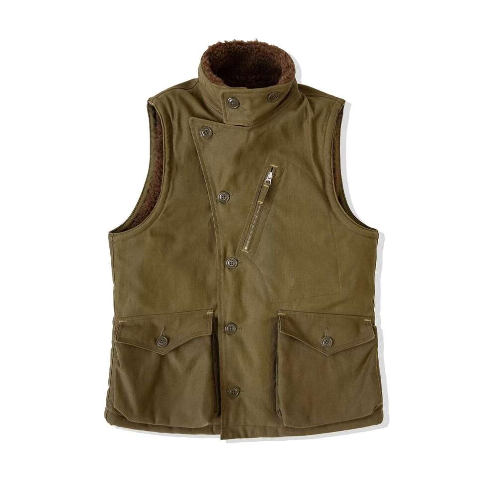 Red Tornado Heavy Aviators Vest Vintage Style Men's Wool Alpaca Ed Waistcoat