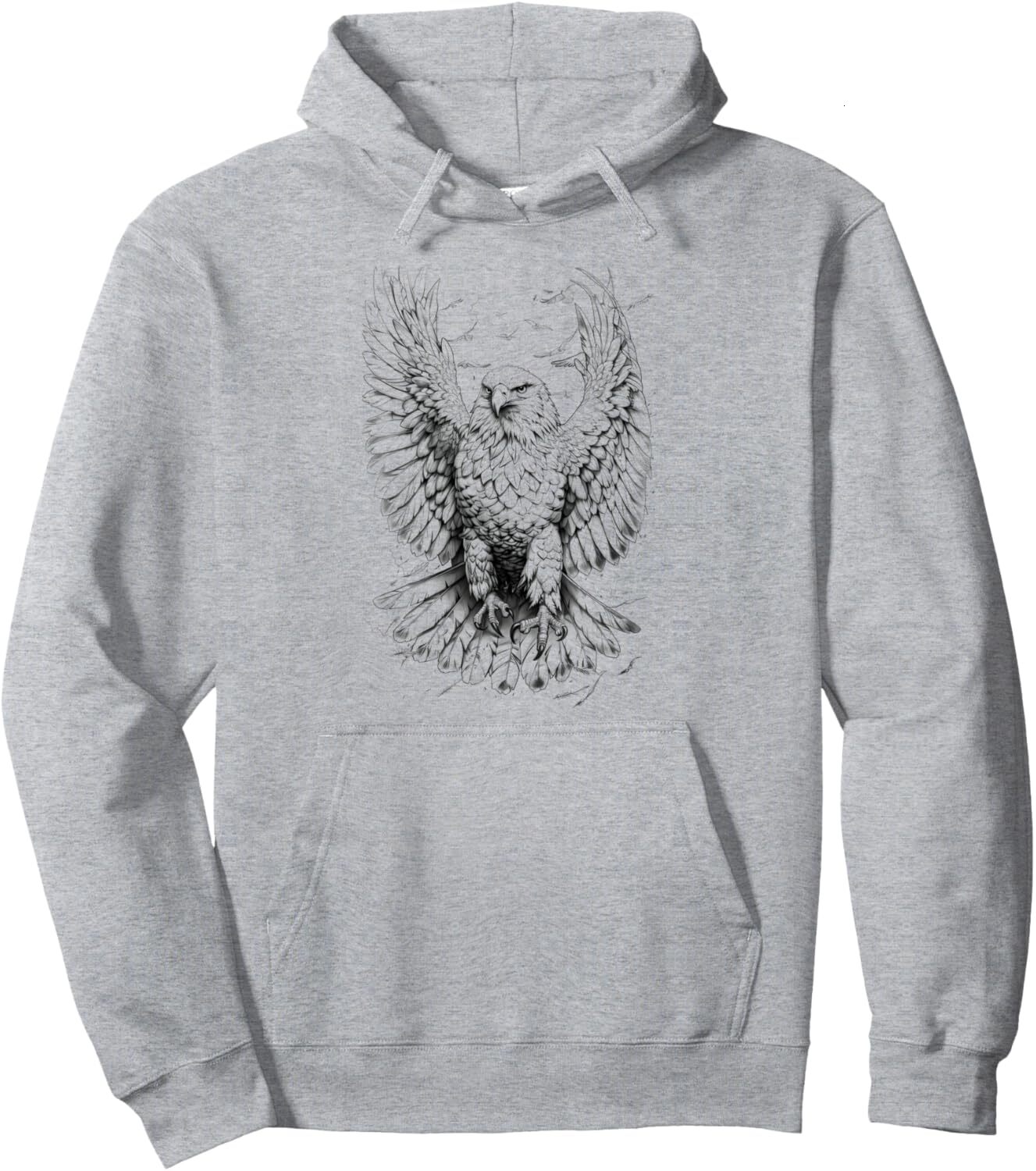 Hoodie for Mens Womens Eagle Bird Bald USA America Freedom Patriotic Gift Pullover Hoodie Graphic Hoodies sweatshirt Pullover Long Sleeve