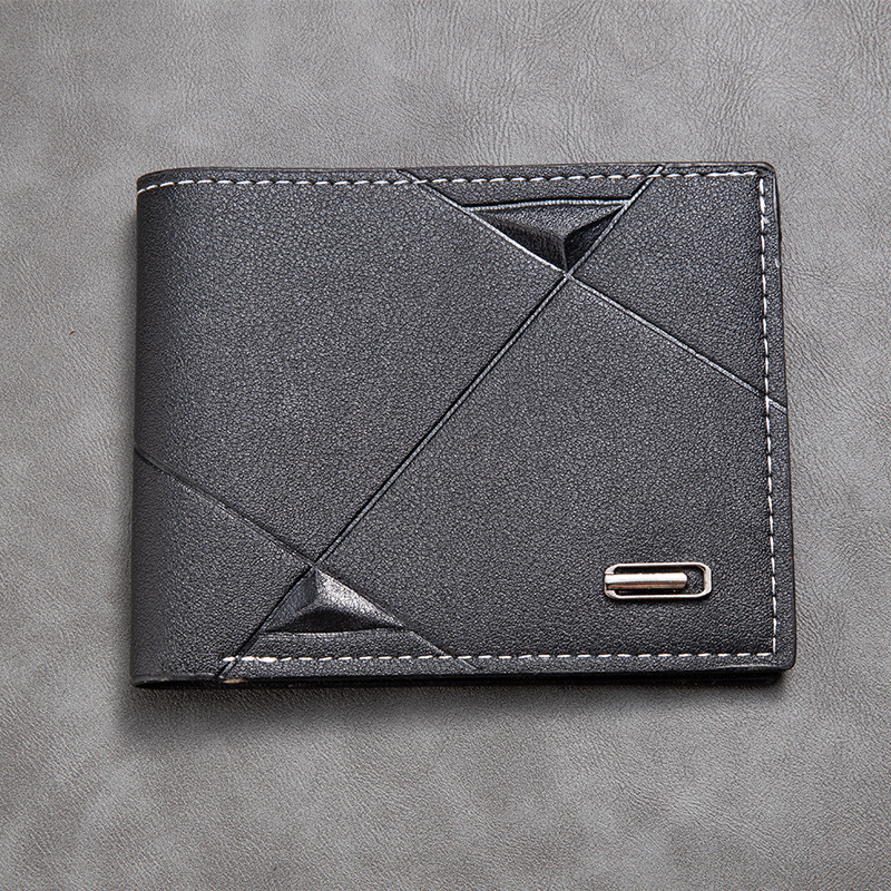 New designer hot selling zero function RFID business casual men's wallet large capacity fashionable waterproof card bag