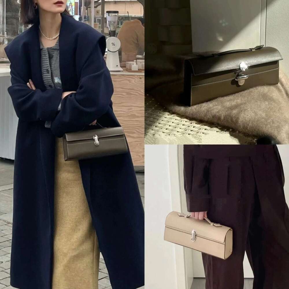 2024 New Genuine Leather Handbag Small Square Bag